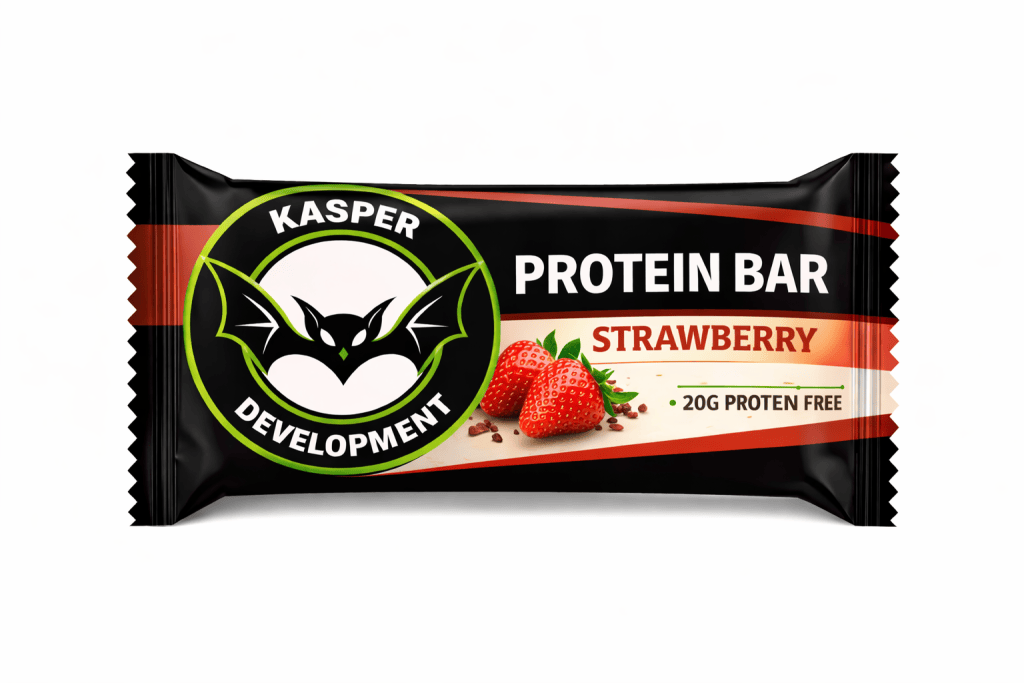 Kasper Development Strawberry Protein Bar