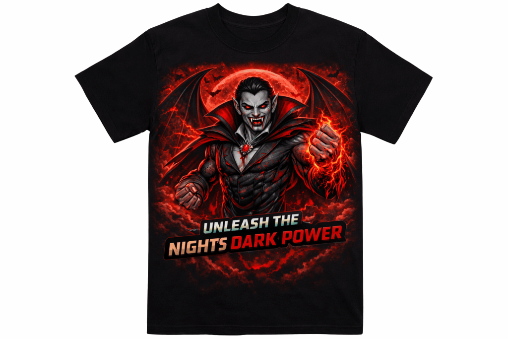 Kasper Development Vampire Kasper Black T Shirt