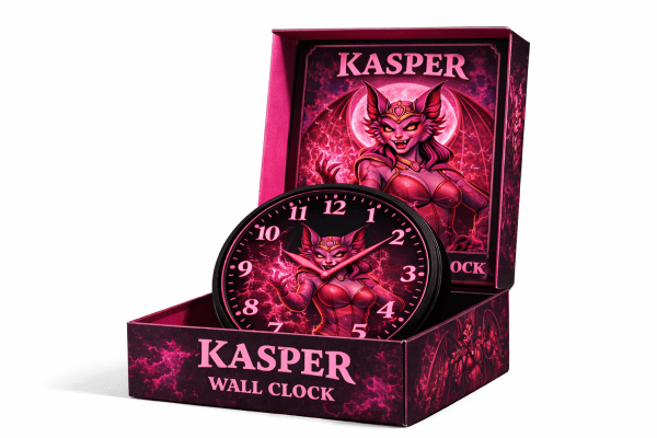 Kasper Monster Pink Wall Watch