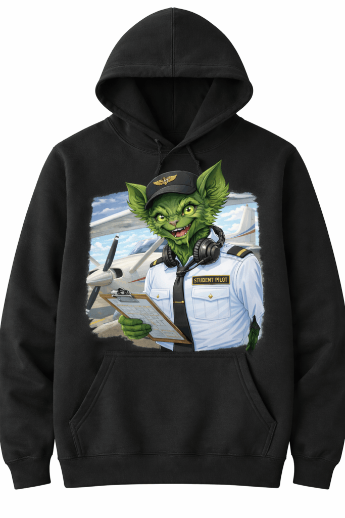 Kasper Student Pilot Black Hoodie