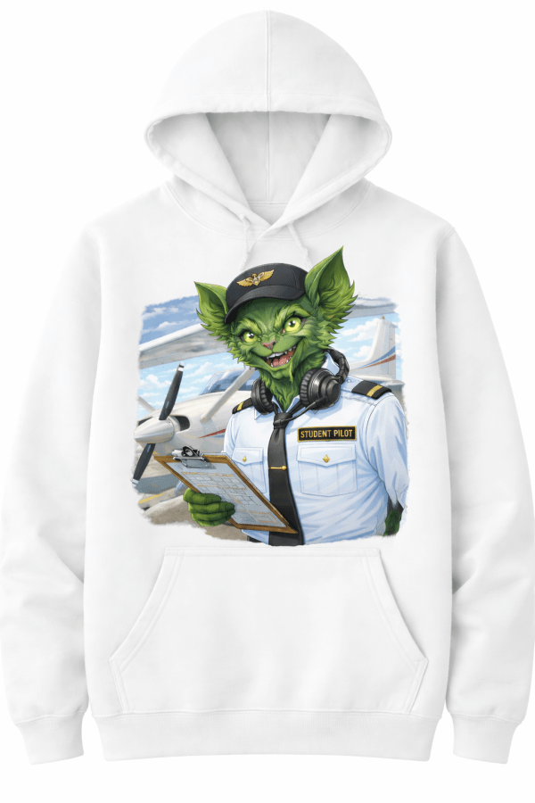 Kasper Student Pilot White Hoodie