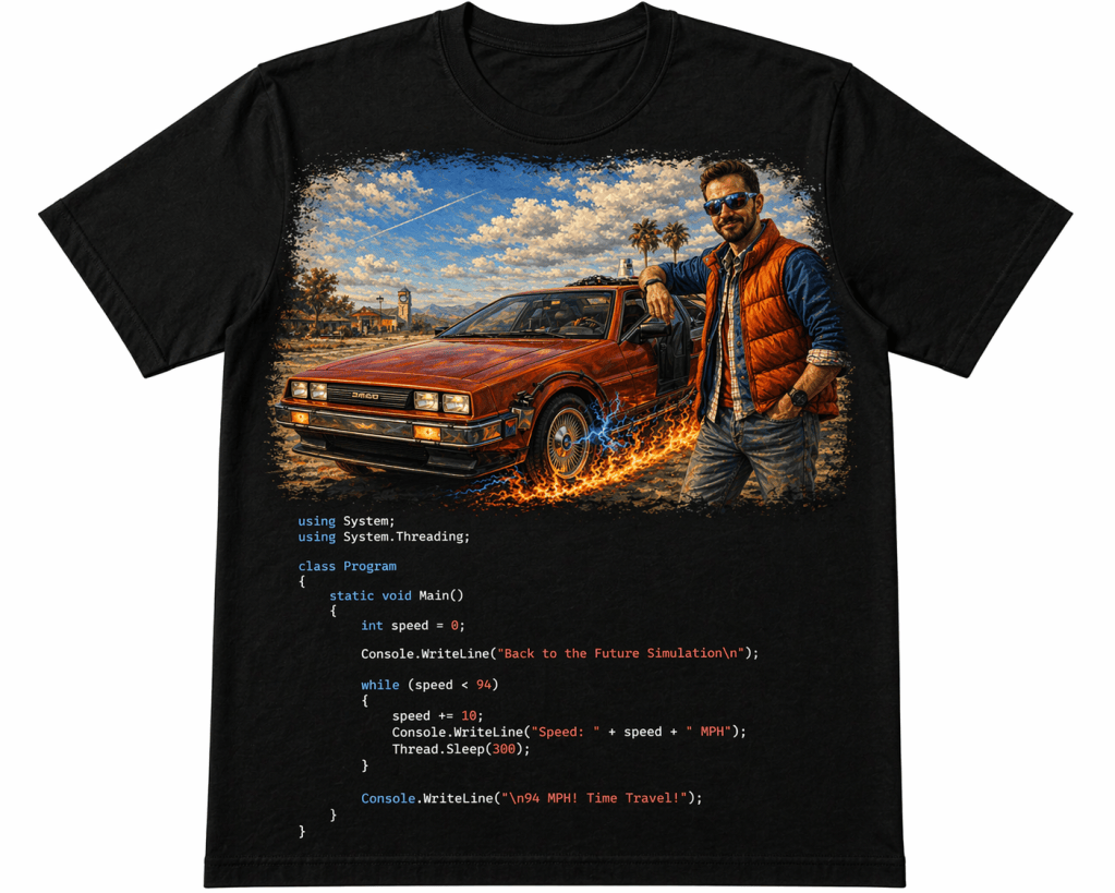 Back to the future with kasper Time