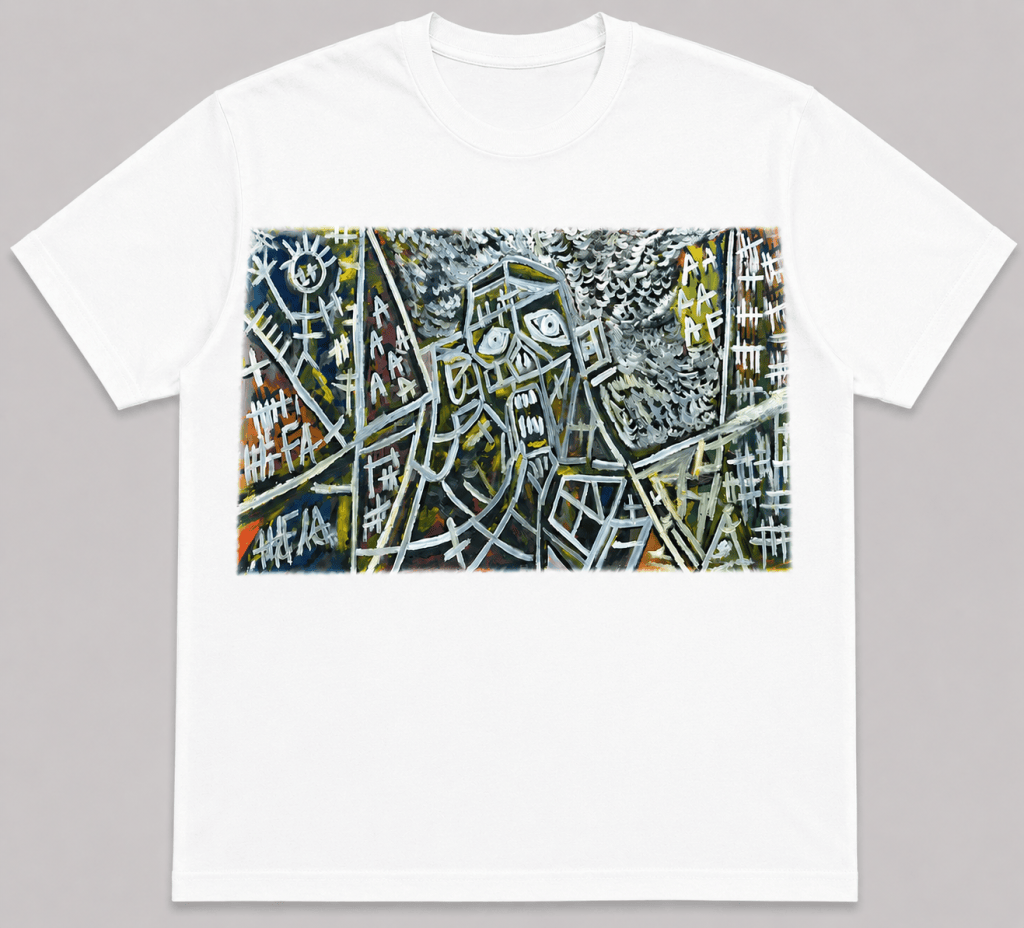 Kasper Development The Quantum Scream T Shirt White T shirt