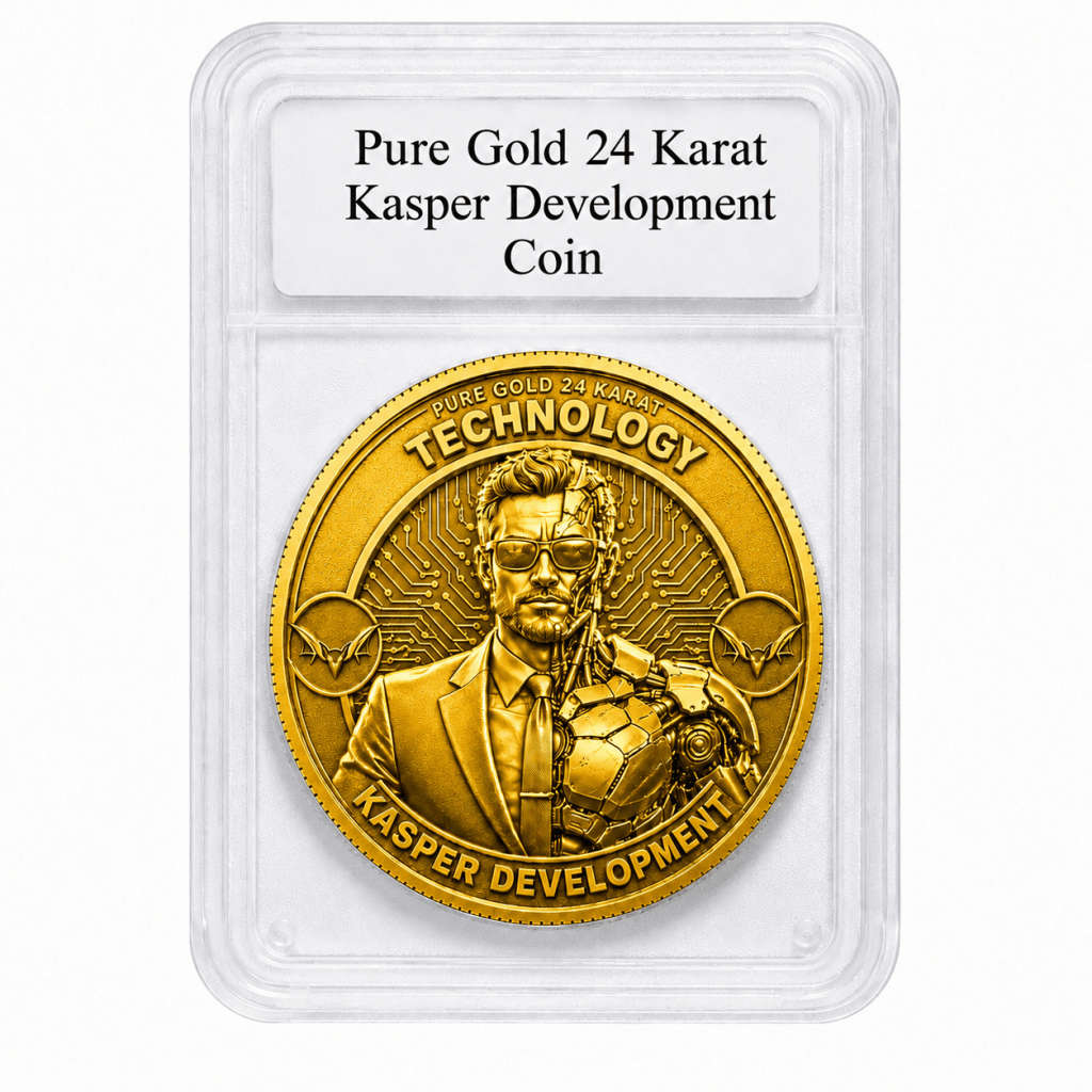 Cyborg Business Gold Coin 24 Karat
