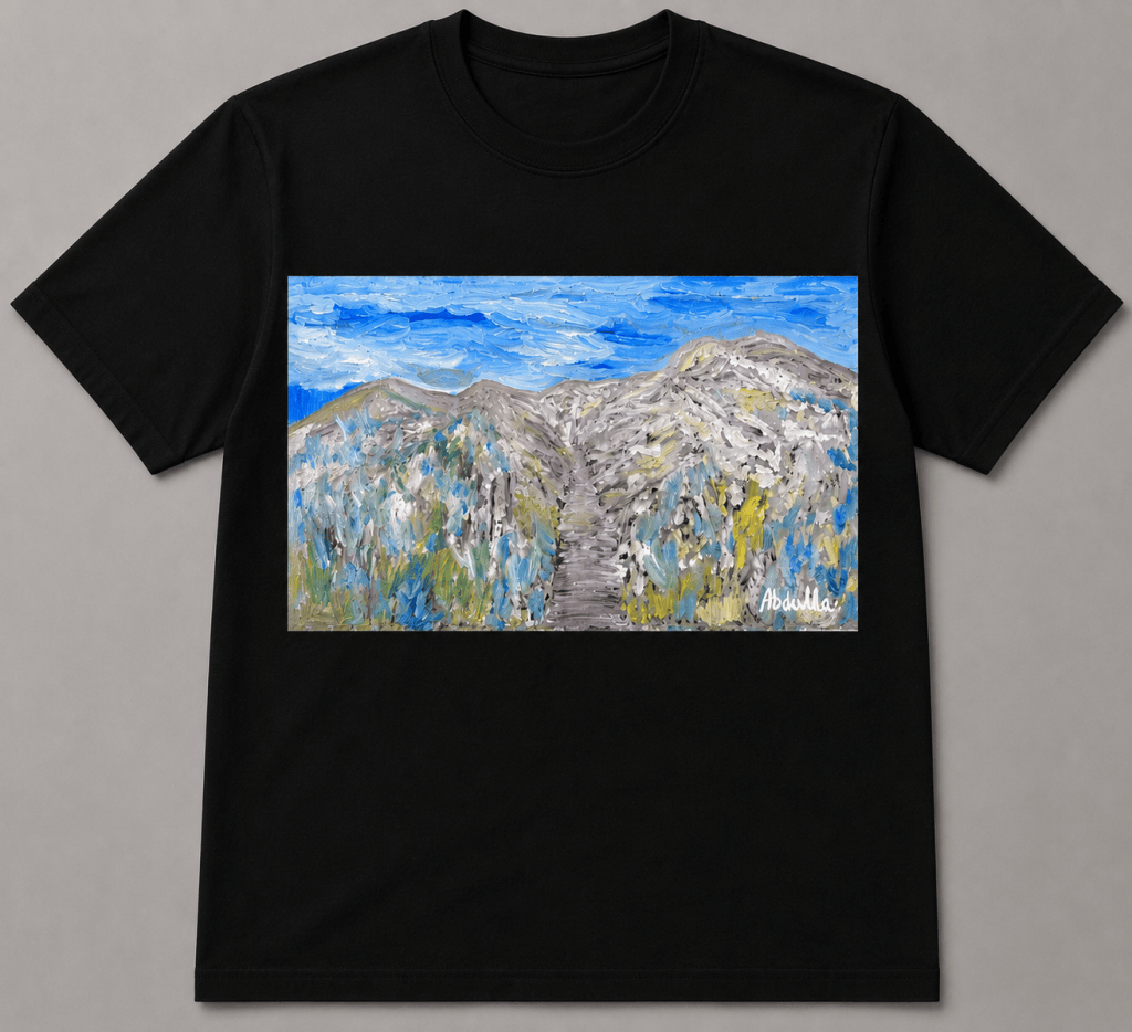 Le Silence des Sommets - The Silence of the Peaks Black T shirt
