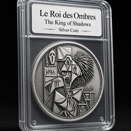 Le Roi Des Ombres Silver Coin
