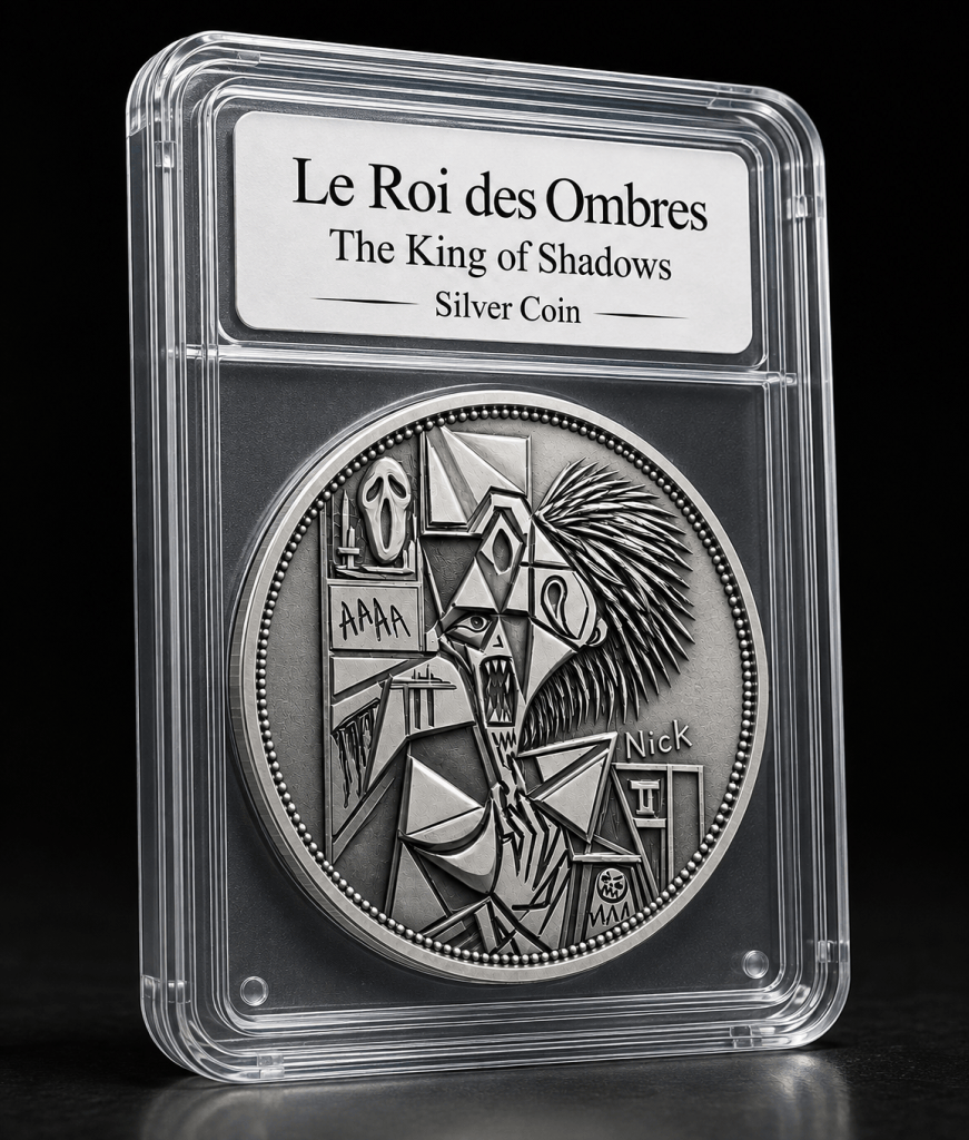 Le Roi Des Ombres Silver Coin