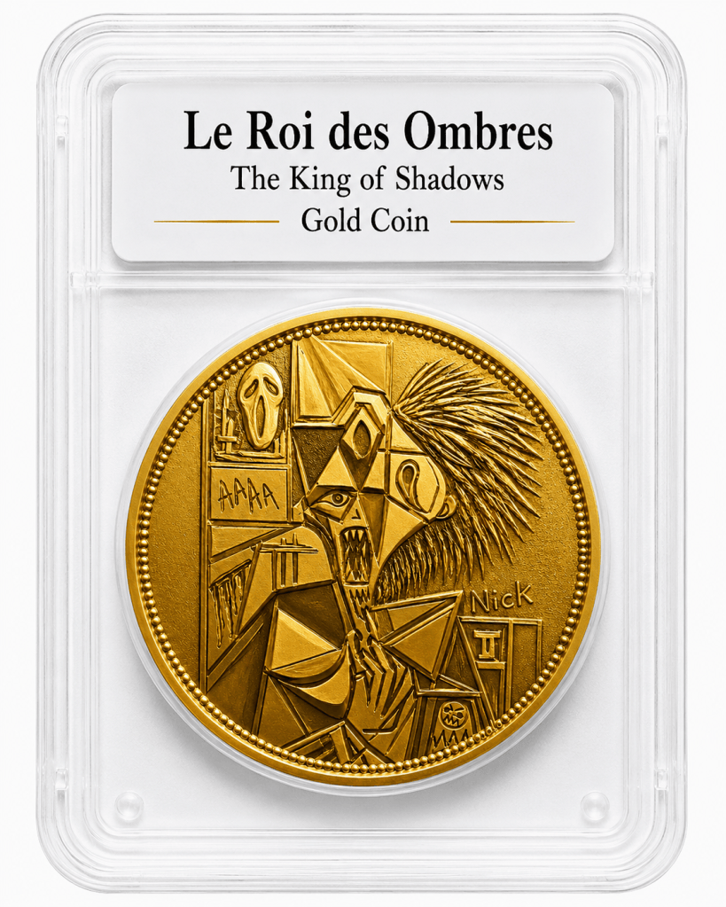 Le Roi des Ombres The King of Shadows Gold Coin