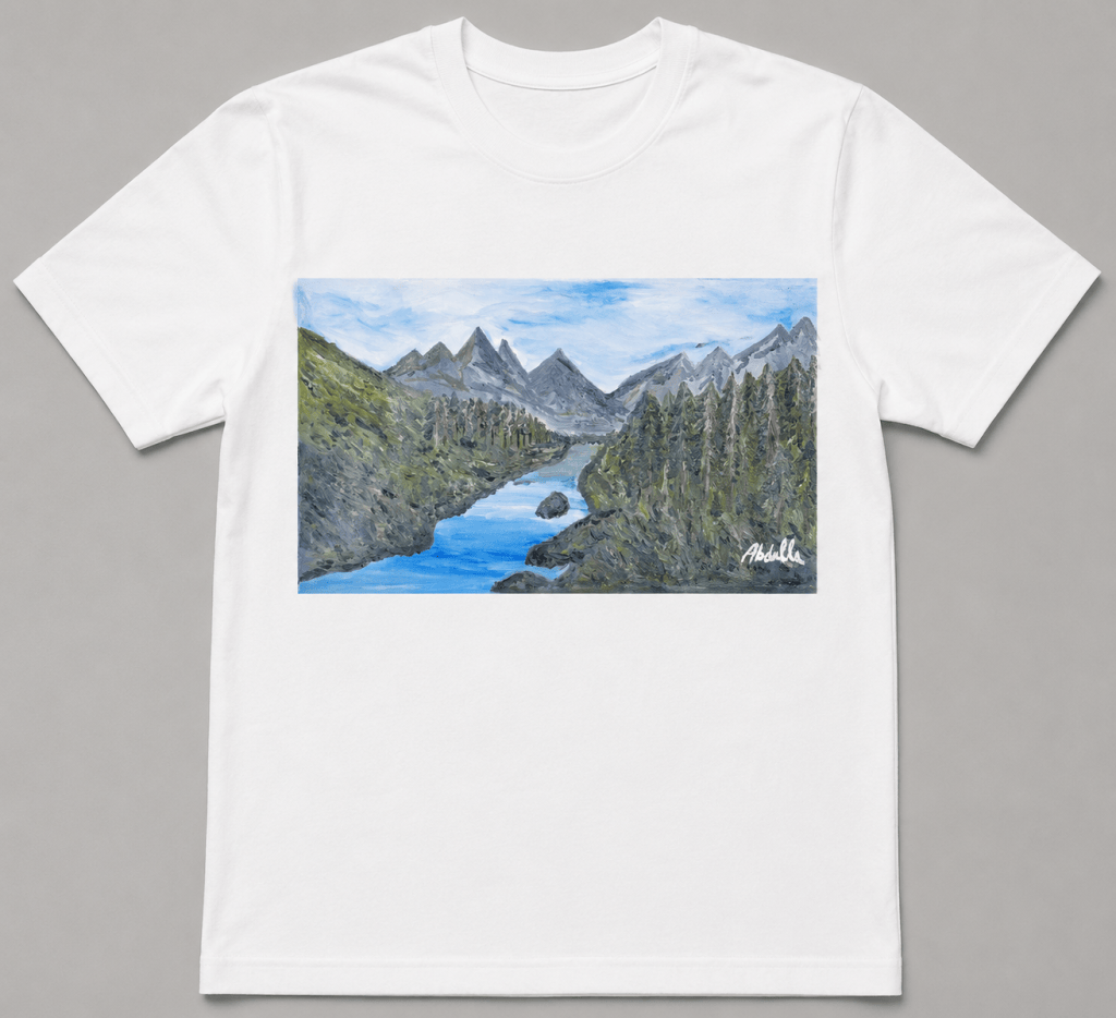 Le Silence des Montagnes - The Silence of the Mountains White T shirt
