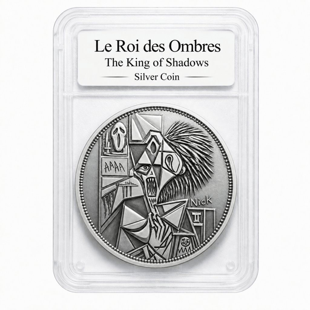 King of Shadows silver coin