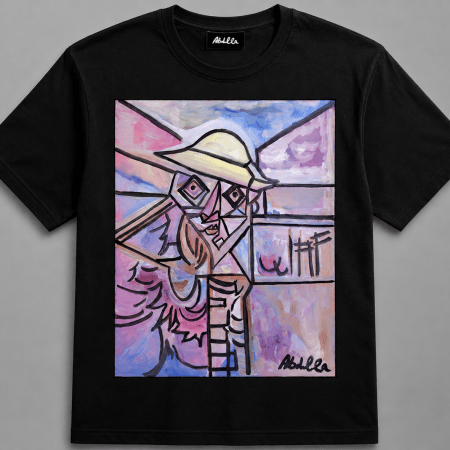 Le Voyageur des Rêves Éternels The Traveler of Eternal Dreams Black T Shirt