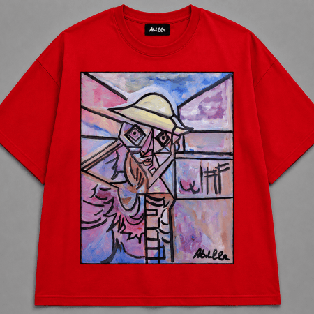 Le Voyageur des Rêves Éternels The Traveler of Eternal Dreams Red T Shirt