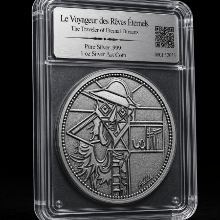 Le Voyageur des Rêves Éternels silver coin