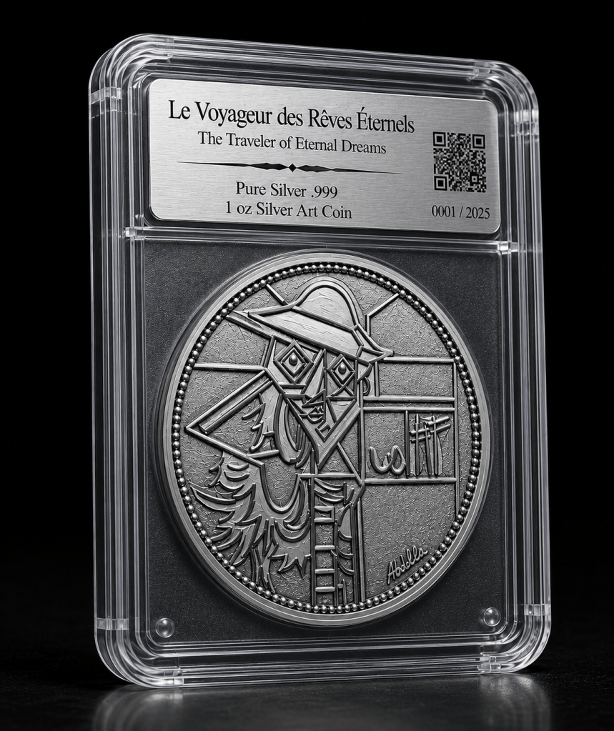 Le Voyageur des Rêves Éternels silver coin
